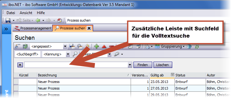 VOLLTEXTSUCHE IM FORUM visual data 7
