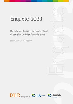 Enquete 2023 Interne Revision - Titelbild, vom DIIR, IIA Austria und IIA Switzerland