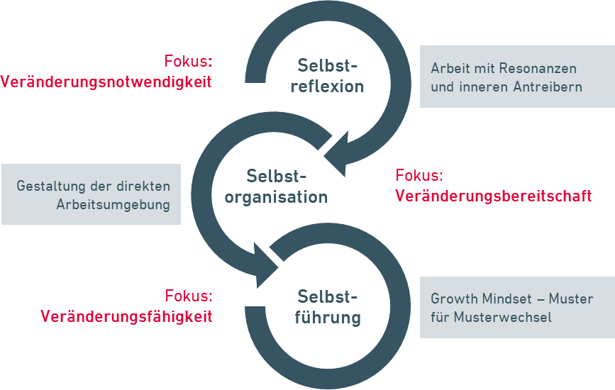 Drei Phasen der Selbstwirksamkeit in der Führungskräfteentwicklung