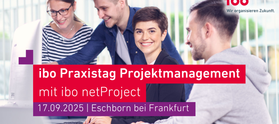 Banner zum ibo Praxistag Projektmanagement 2025