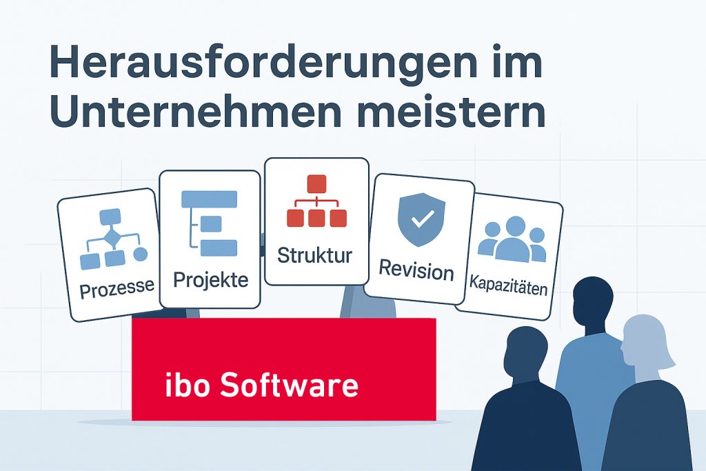 Herausforderungen im Unternehmen meistern - 5 Hebel aus der ibo Software-Toolbox